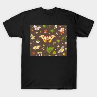 woodland moths dark T-Shirt